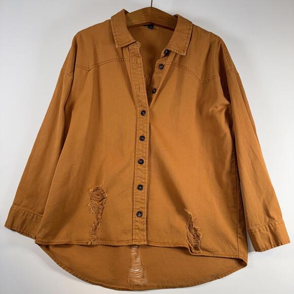 Versona Jackets & Blazers - Versona Mustard Denim Jacket - XL